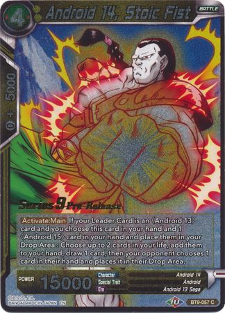 Android 14, Stoic Fist [BT9-057] | Shuffle n Cut Hobbies & Games