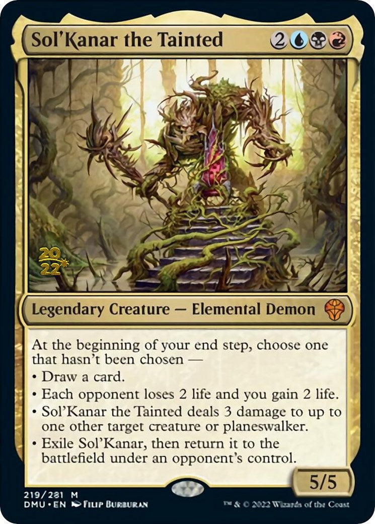 Sol'Kanar the Tainted [Dominaria United Prerelease Promos] | Shuffle n Cut Hobbies & Games