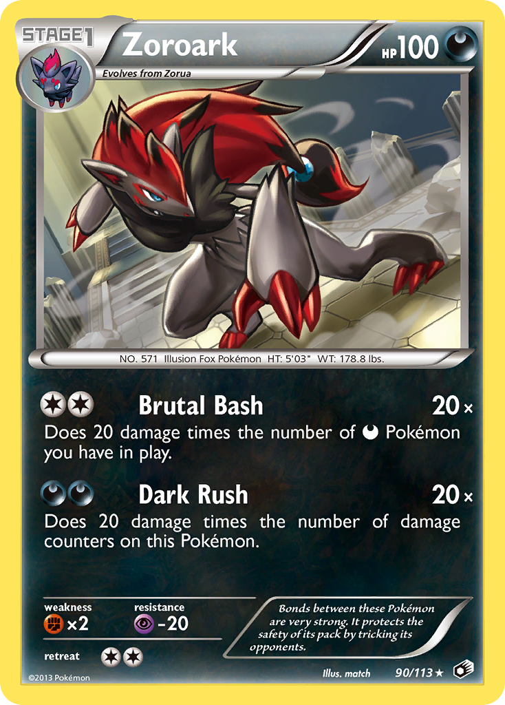 Zoroark (90/113) [Black & White: Legendary Treasures] | Shuffle n Cut Hobbies & Games