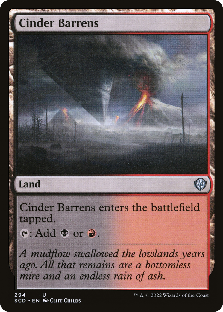 Cinder Barrens [Starter Commander Decks] | Shuffle n Cut Hobbies & Games