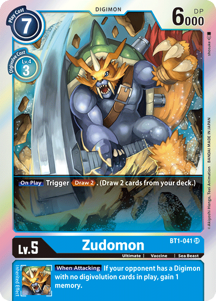 Zudomon [BT1-041] [Release Special Booster Ver.1.0] | Shuffle n Cut Hobbies & Games