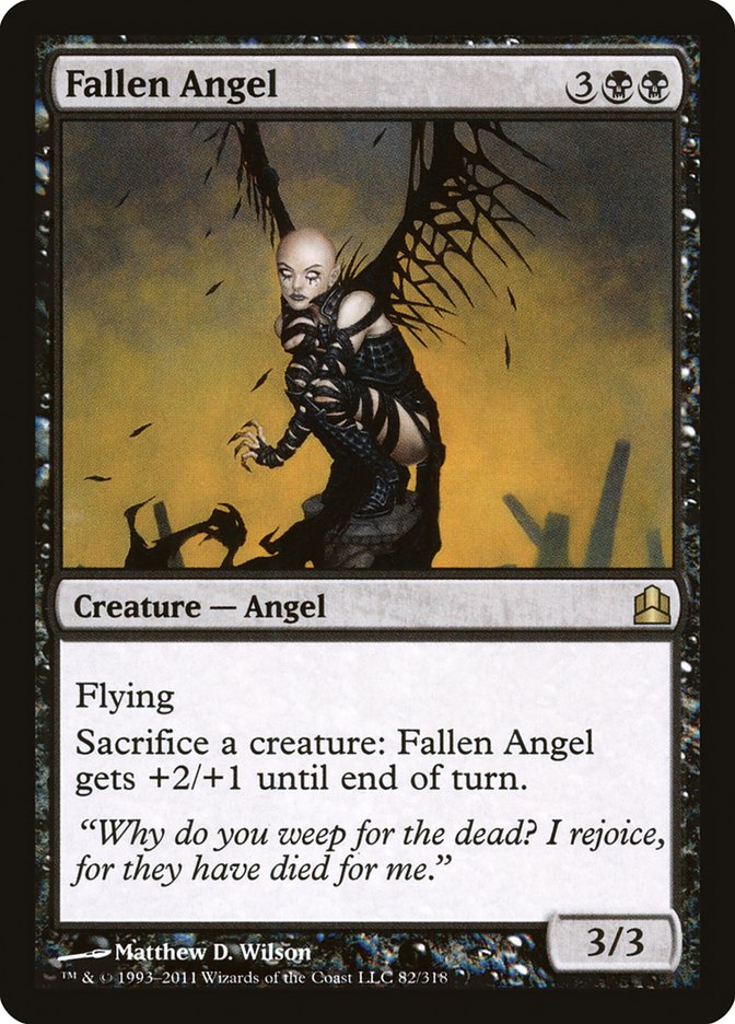 Fallen Angel [Commander 2011] | Shuffle n Cut Hobbies & Games