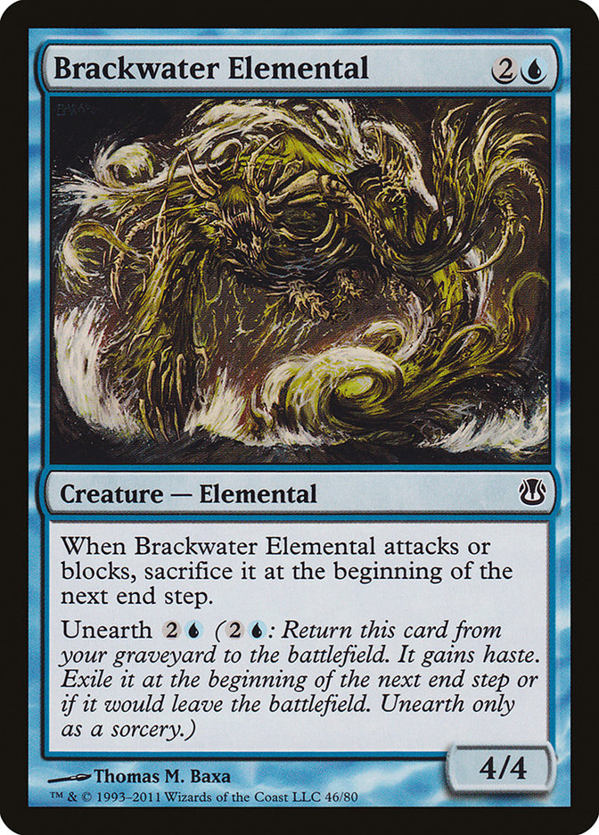 Brackwater Elemental [Duel Decks: Ajani vs. Nicol Bolas] | Shuffle n Cut Hobbies & Games