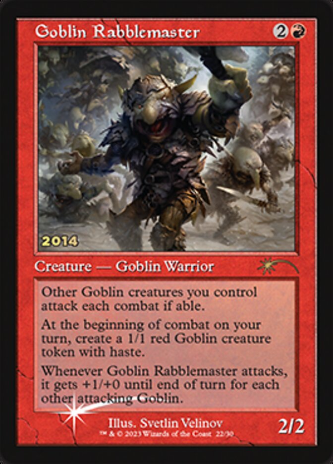Goblin Rabblemaster [30th Anniversary Promos] | Shuffle n Cut Hobbies & Games