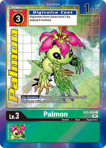 Palmon [EX1-034] (Alternate Art) [Classic Collection] | Shuffle n Cut Hobbies & Games