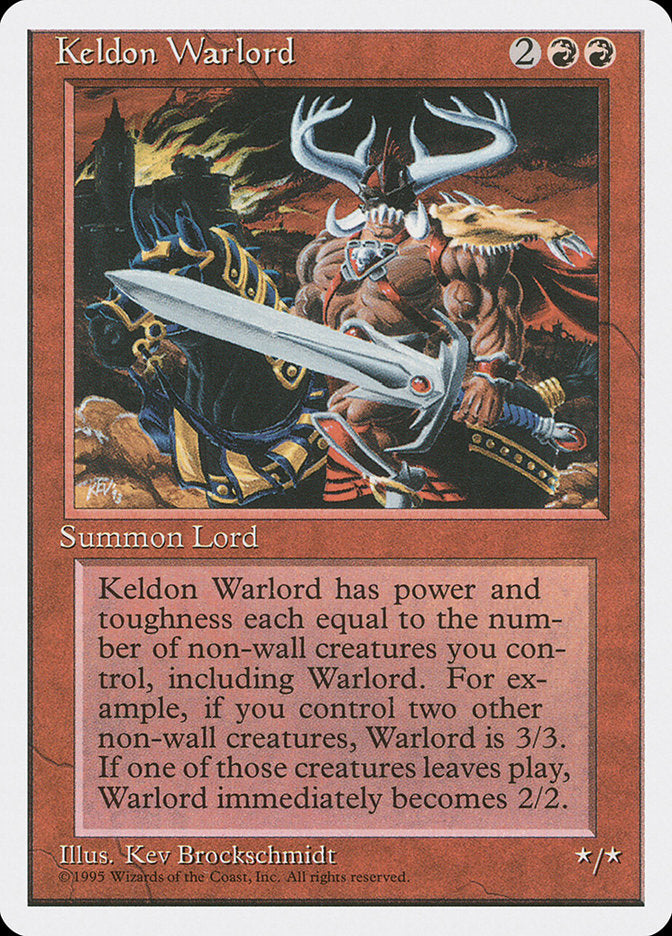 Keldon Warlord [Fourth Edition] | Shuffle n Cut Hobbies & Games