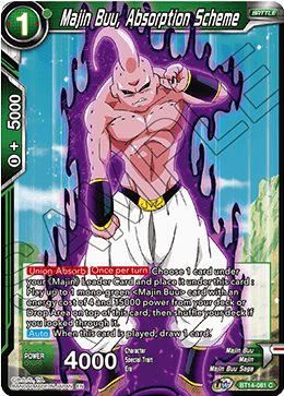 Majin Buu, Absorption Scheme (BT14-081) [Cross Spirits] | Shuffle n Cut Hobbies & Games