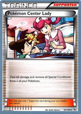 Pokemon Center Lady (93/106) (Primal Groudon - Alejandro Ng-Guzman) [World Championships 2015] | Shuffle n Cut Hobbies & Games