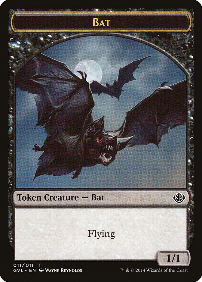 Bat Token (Garruk vs. Liliana) [Duel Decks Anthology Tokens] | Shuffle n Cut Hobbies & Games