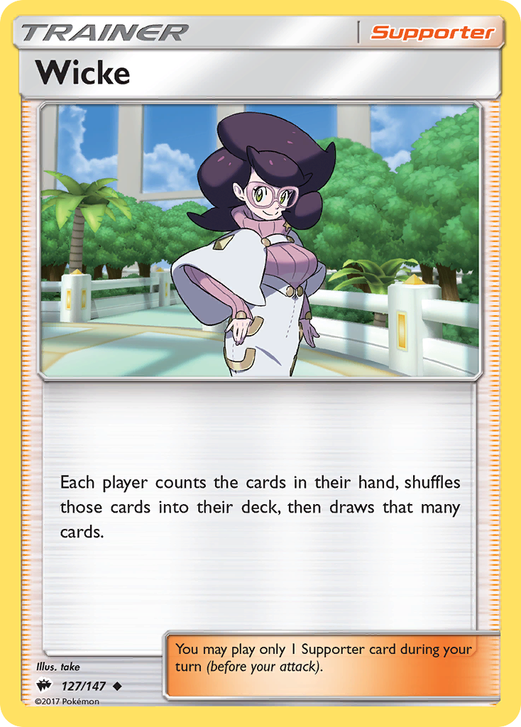 Wicke (127/147) [Sun & Moon: Burning Shadows] | Shuffle n Cut Hobbies & Games