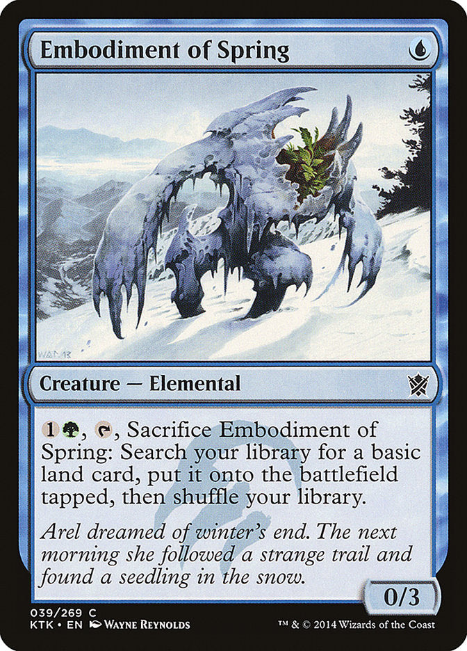 Embodiment of Spring [Khans of Tarkir] | Shuffle n Cut Hobbies & Games