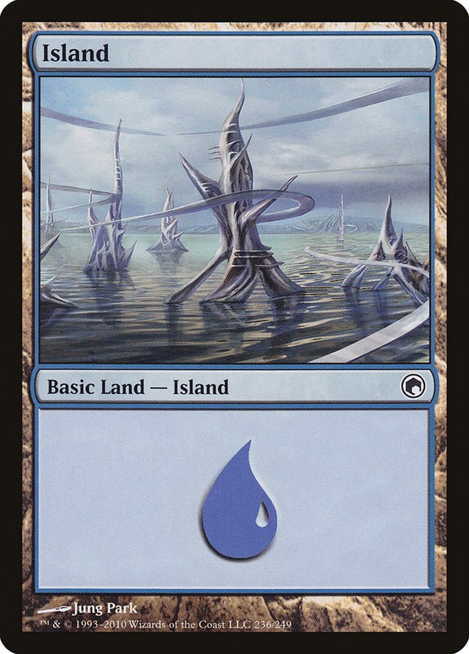 Island (236) [Scars of Mirrodin] | Shuffle n Cut Hobbies & Games