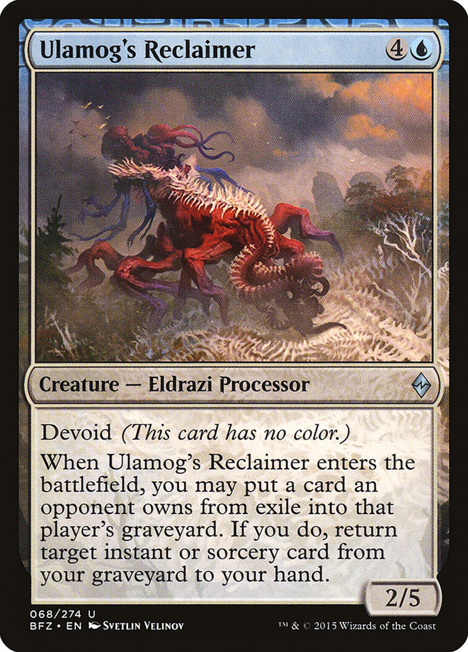 Ulamog's Reclaimer [Battle for Zendikar] | Shuffle n Cut Hobbies & Games