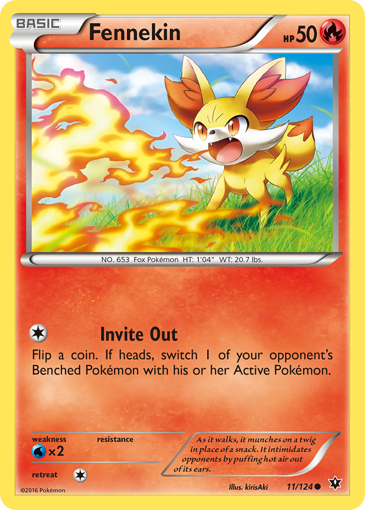 Fennekin (11/124) [XY: Fates Collide] | Shuffle n Cut Hobbies & Games