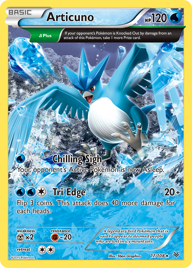 Articuno (17/108) [XY: Roaring Skies] | Shuffle n Cut Hobbies & Games