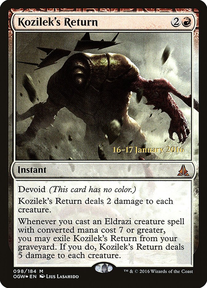 Kozilek's Return [Oath of the Gatewatch Prerelease Promos] | Shuffle n Cut Hobbies & Games