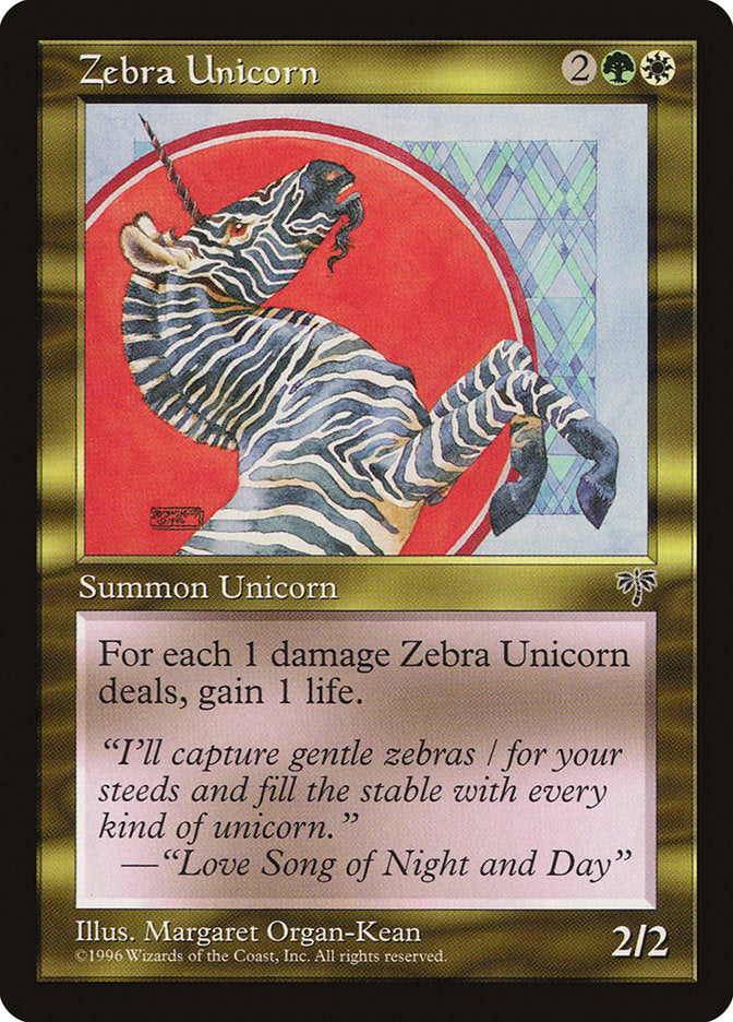 Zebra Unicorn [Mirage] | Shuffle n Cut Hobbies & Games
