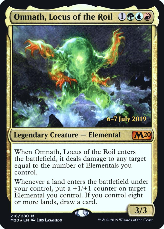 Omnath, Locus of the Roil [Core Set 2020 Prerelease Promos] | Shuffle n Cut Hobbies & Games