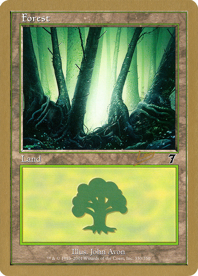 Forest (rl330) (Raphael Levy) [World Championship Decks 2002] | Shuffle n Cut Hobbies & Games