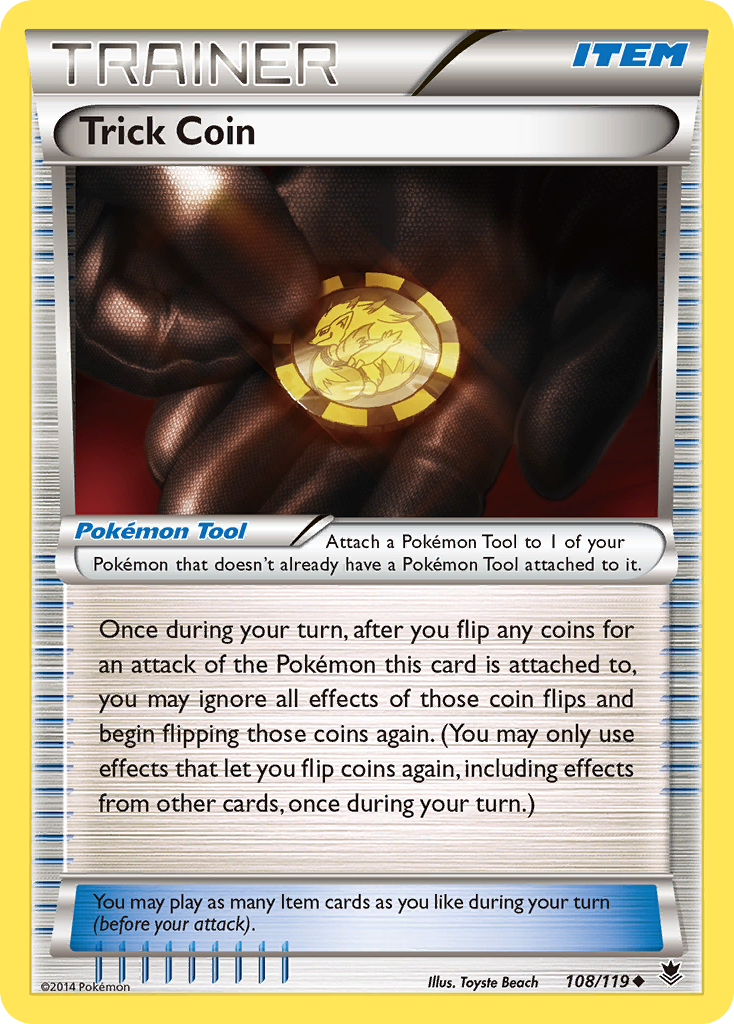 Trick Coin (108/119) [XY: Phantom Forces] | Shuffle n Cut Hobbies & Games