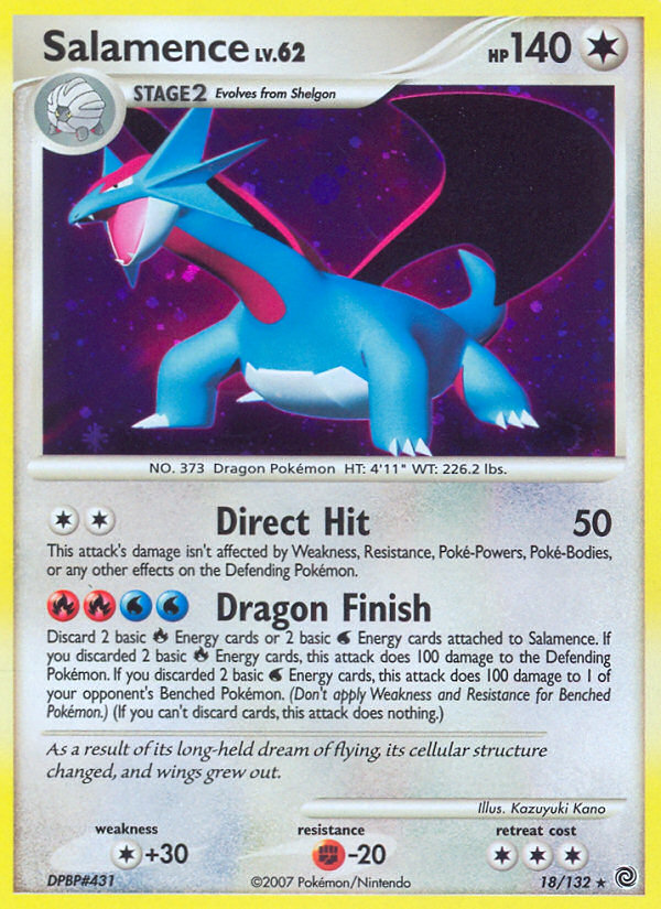 Salamence (18/132) [Diamond & Pearl: Secret Wonders] | Shuffle n Cut Hobbies & Games