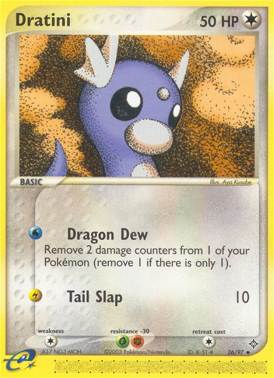 Dratini (26/97) [EX: Dragon] | Shuffle n Cut Hobbies & Games