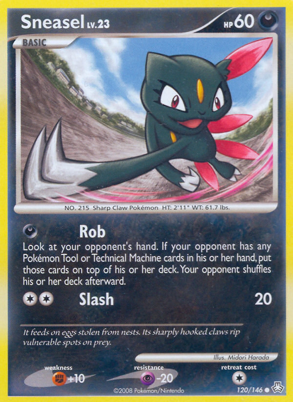 Sneasel (120/146) [Diamond & Pearl: Legends Awakened] | Shuffle n Cut Hobbies & Games