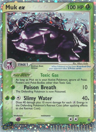 Muk ex (96/97) [EX: Dragon] | Shuffle n Cut Hobbies & Games