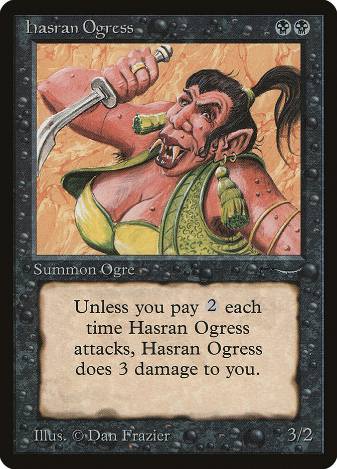 Hasran Ogress (Light Mana Cost) [Arabian Nights] | Shuffle n Cut Hobbies & Games