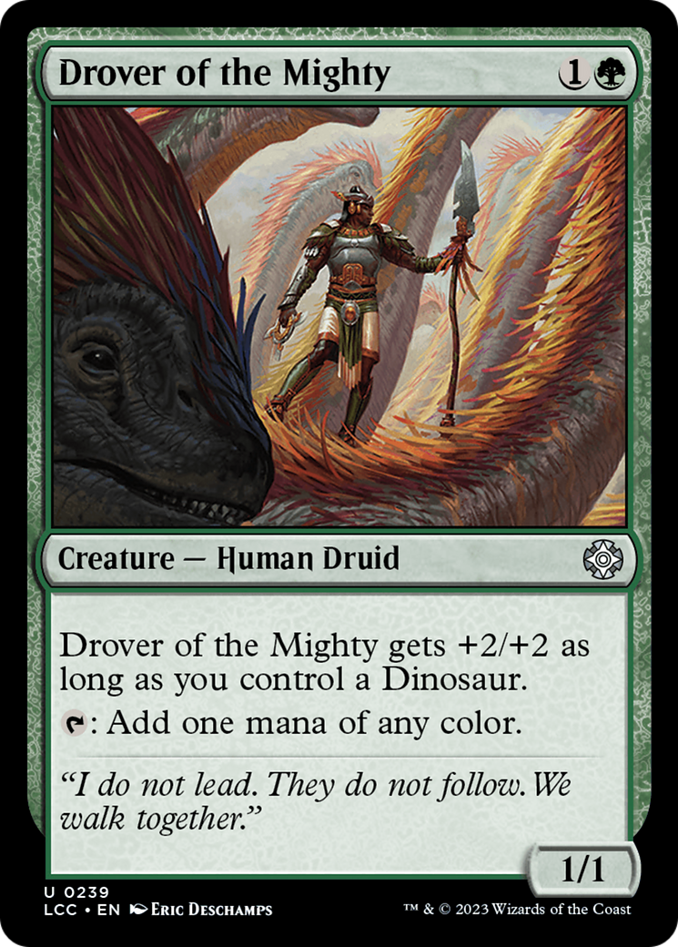 Drover of the Mighty [The Lost Caverns of Ixalan Commander] | Shuffle n Cut Hobbies & Games