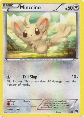 Minccino (4/30) [Black & White: Trainer Kit - Zoroark] | Shuffle n Cut Hobbies & Games