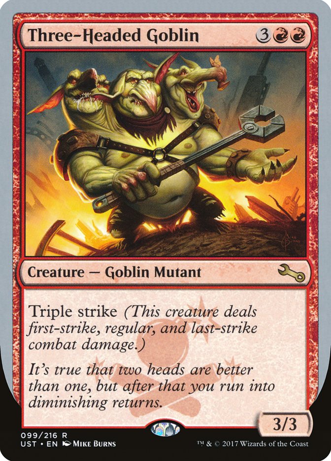 Three-Headed Goblin [Unstable] | Shuffle n Cut Hobbies & Games