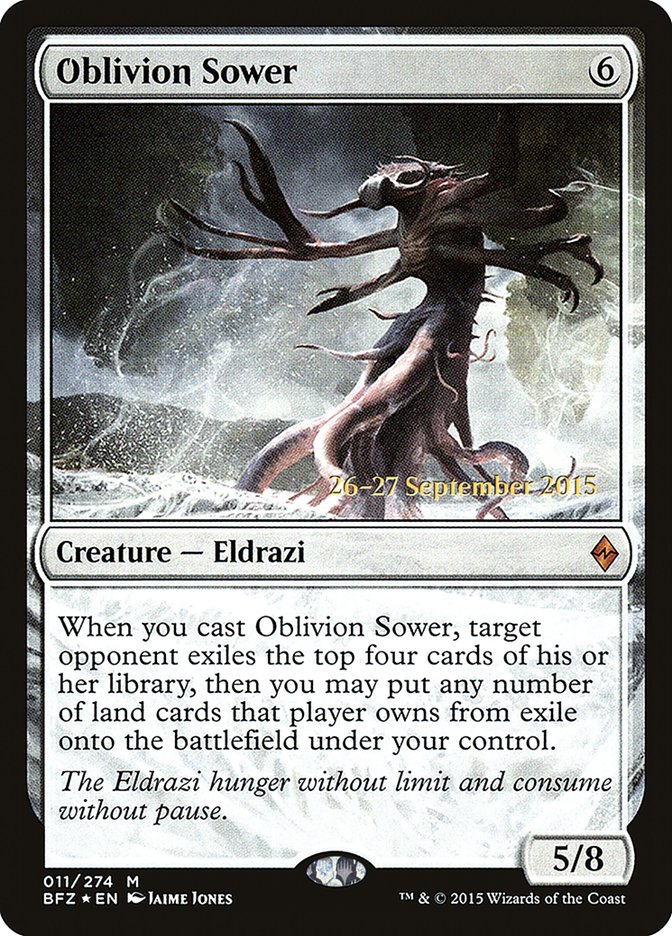 Oblivion Sower [Battle for Zendikar Prerelease Promos] | Shuffle n Cut Hobbies & Games