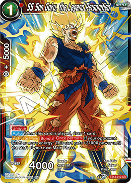 SS Son Goku, the Legend Personified (Super Rare) [BT13-012] | Shuffle n Cut Hobbies & Games