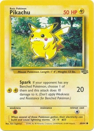 Pikachu (60/64) [Jungle Unlimited] | Shuffle n Cut Hobbies & Games