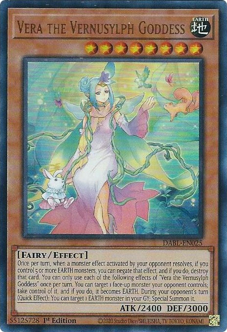 Vera the Vernusylph Goddess [DABL-EN025] Ultra Rare | Shuffle n Cut Hobbies & Games