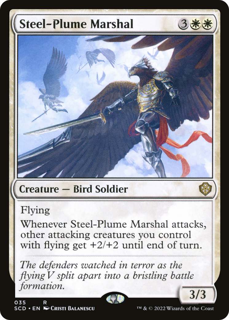 Steel-Plume Marshal [Starter Commander Decks] | Shuffle n Cut Hobbies & Games