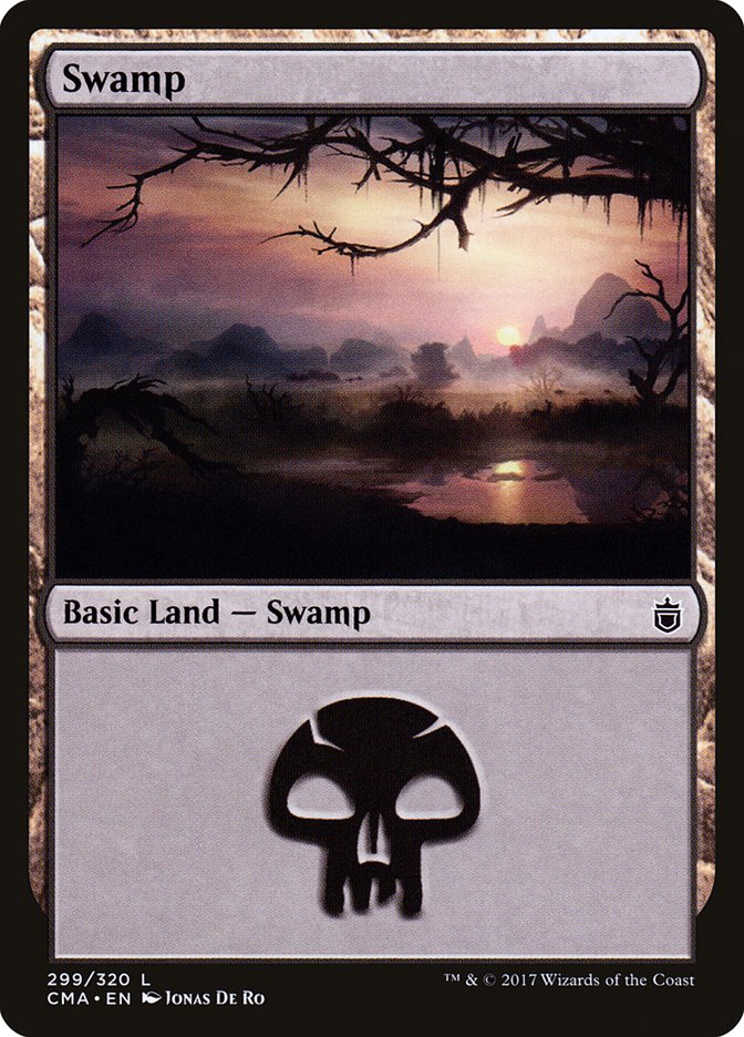 Swamp (299) [Commander Anthology] | Shuffle n Cut Hobbies & Games