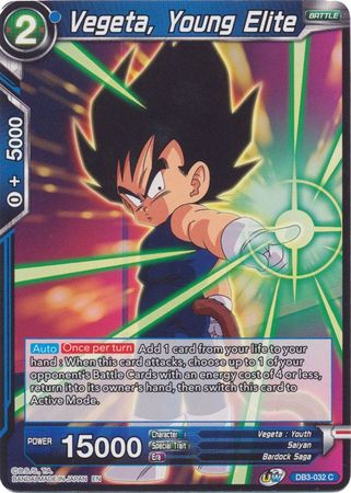 Vegeta, Young Elite [DB3-032] | Shuffle n Cut Hobbies & Games