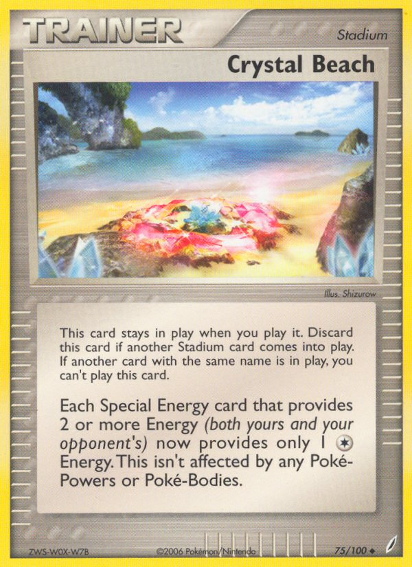 Crystal Beach (75/100) [EX: Crystal Guardians] | Shuffle n Cut Hobbies & Games