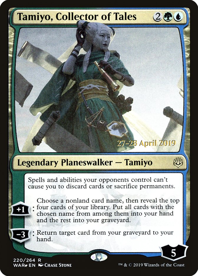 Tamiyo, Collector of Tales [War of the Spark Prerelease Promos] | Shuffle n Cut Hobbies & Games