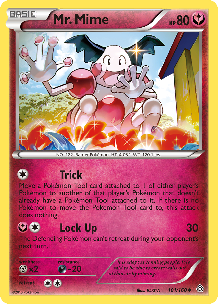 Mr. Mime (101/160) [XY: Primal Clash] | Shuffle n Cut Hobbies & Games