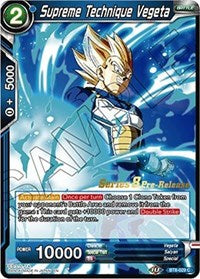 Supreme Technique Vegeta [BT8-029_PR] | Shuffle n Cut Hobbies & Games