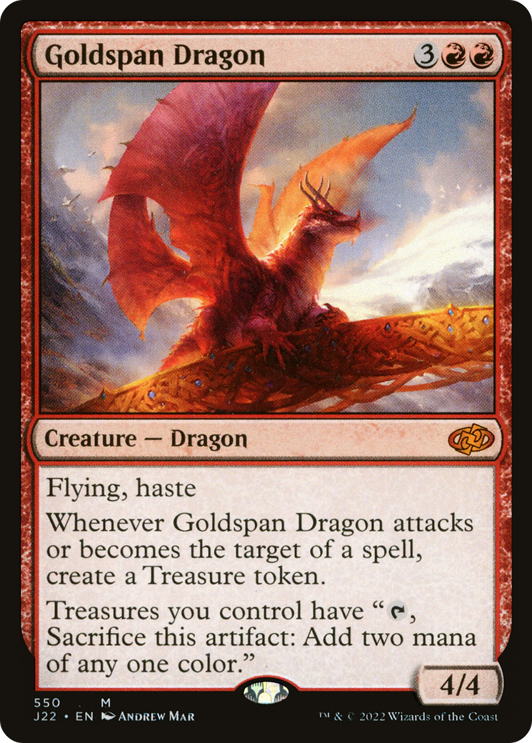 Goldspan Dragon [Jumpstart 2022] | Shuffle n Cut Hobbies & Games