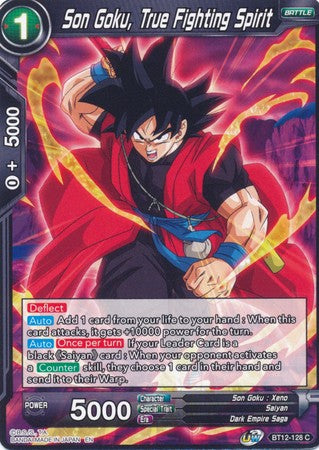 Son Goku, True Fighting Spirit [BT12-128] | Shuffle n Cut Hobbies & Games