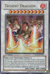 Trident Dragion [RGBT-EN043] Ultra Rare | Shuffle n Cut Hobbies & Games