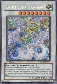 Light End Dragon [RGBT-EN091] Secret Rare | Shuffle n Cut Hobbies & Games