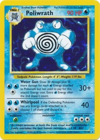 Poliwrath (13/102) [Base Set Unlimited] | Shuffle n Cut Hobbies & Games