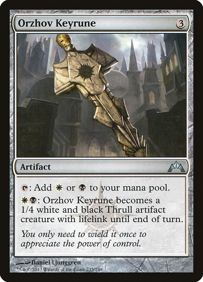 Orzhov Keyrune [Gatecrash] | Shuffle n Cut Hobbies & Games