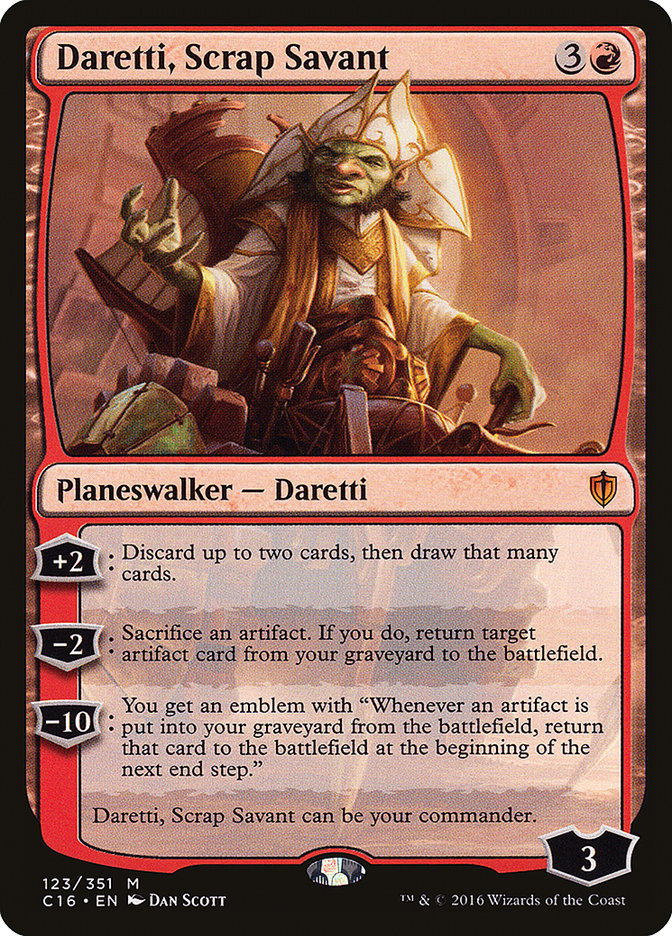 Daretti, Scrap Savant [Commander 2016] | Shuffle n Cut Hobbies & Games